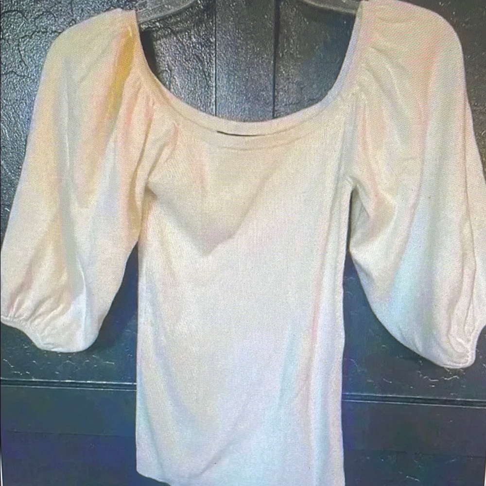 Elegant Cream Women's Top